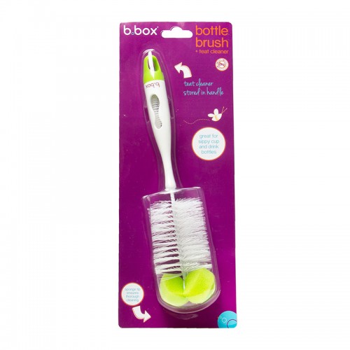 B.box 2 in 1 Bottle and Teat Cleaner | Bottle Cleaner | Bottle Brush